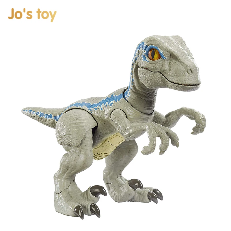 

Jo's toy Blue Velociraptor dinosaur model with sound effects GFD40 boy gift movie section GFD40