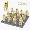 Ninja Skeleton Medieval Castle Knight Warriors Skeletons Building Blocks Strong Orcs Figures Collection Toys For Kids Gifts 1