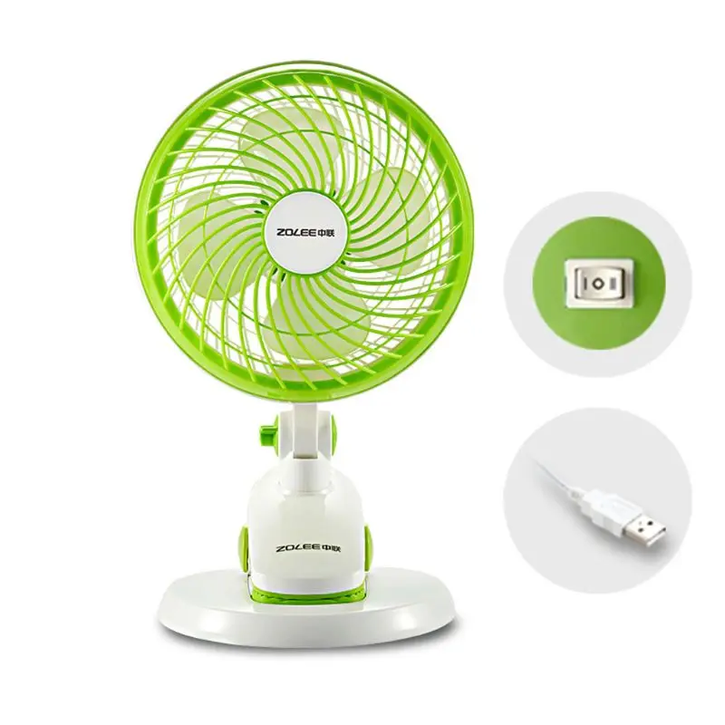 

USB Powered Clip on Fan Cooling Fan with 2 Speed for Stroller Car Office Camping