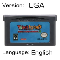 32 бит видеоигры картридж Консоли Карты для nintendo GBA супер мариолд Advance серии Английский язык издание - Цвет: Yoshs Island USA