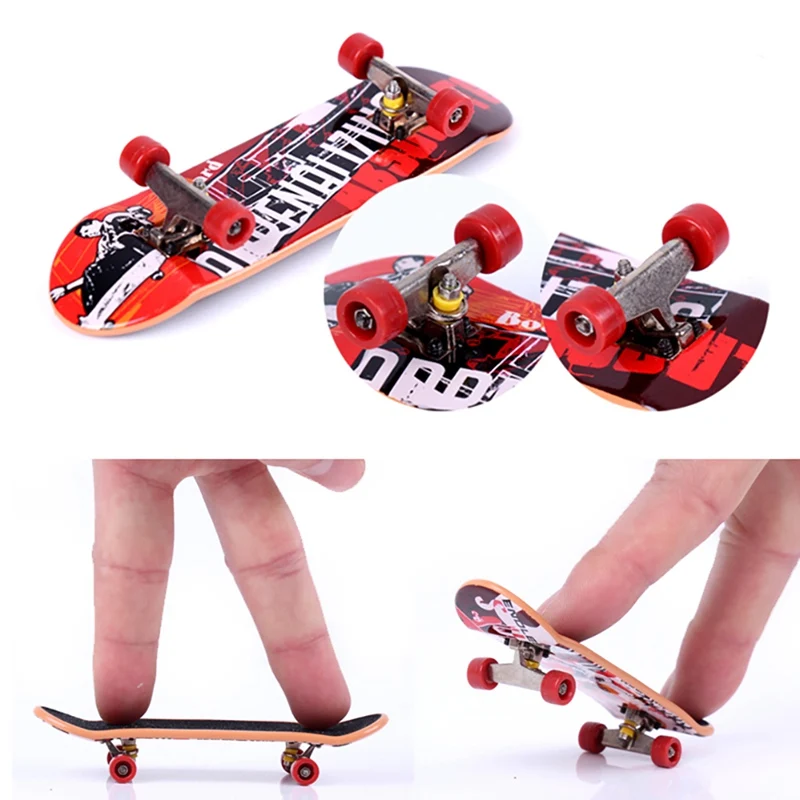 Fingerboards Toy Finger Skating Board Track Toys Training Games For Children Gift Skateboard