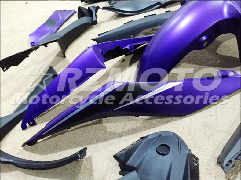4 подарки ABS литьевая форма мотоцикл Обтекатели подходит для YAMAHA R3 R25- 15-19 обтекатель кузова набор фиолетовый черный Прохладный