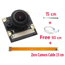 Raspberry pi câmera módulo 5mp grande angular fisheye 160 + lentes de vigilância visão noturna 1080p para raspberry pi zero 3b 4b pi0 w