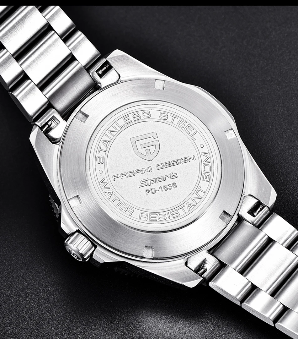 2020 Top Luxury Brand PAGANI DESIGN Fashion Mechanical Mens Watches Stainless Steel Sport Waterproof Men Wristwatch Reloj Hombre