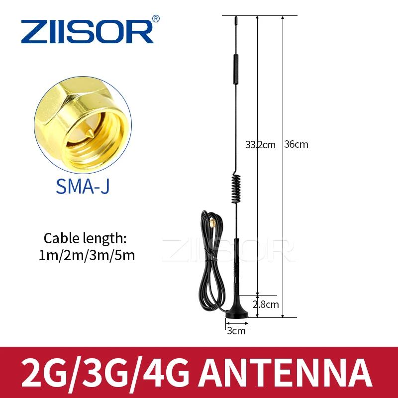 Присоска на присоске с высоким коэффициентом усиления 4G/LTE антенна 2G/3G/CDMA/GSM/GPRS/NB-IoT