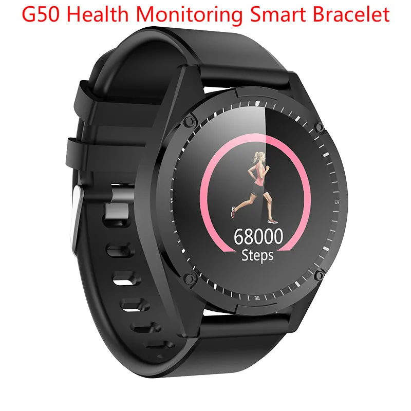 

G50 1.3inch Color Screen Sport Smart Watch Men IP67 Waterproof Heart Rate Blood Pressure Sleep Monitor Pedometer Smart Bracelet