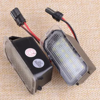 

2pcs Error Free LED Rear License Plate Light Lamp Fit for Ford Fiesta Focus S-MAX C-MAX Kuga Mondeo Galaxy 2010 2011 2012