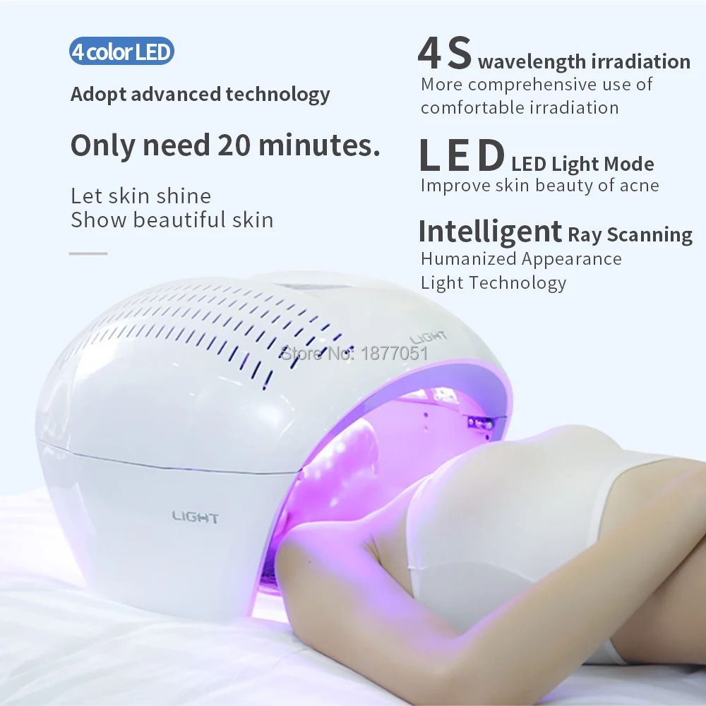 

High quality 4 color OMG pdt led light therapy machine
