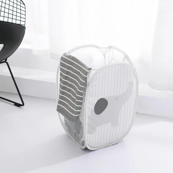

Foldable Handle Stand Storage Box Polyester Washing Dirty Clothes Big Basket Organizer Toy Bin Laundry Basket Super Large Bag