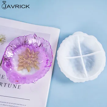 

Crystal Epoxy Resin Mold Leaf Plate Petal Storage Organizer Decoration Casting Silicone Mould DIY Crafts Jewelry Making Tools