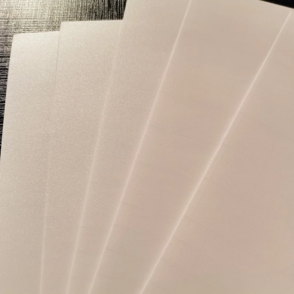 50sheets Self-Adhesive A4 Matte Photo Cold Laminating Film 210X297MM Photo Package Color Card Paper