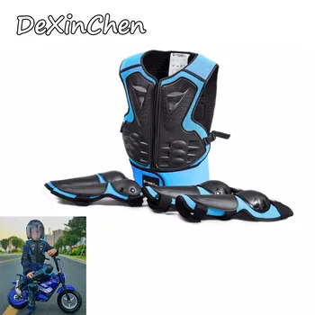 

Children Motorcycle Full Body Protective Gear Armor Kid Jacket Knee Pads Elbow Pads for Snowboard Ski Skate Child Motocross