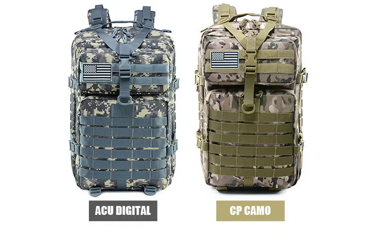 Impermeável militar caminhadas mochila 45l 900d resistente