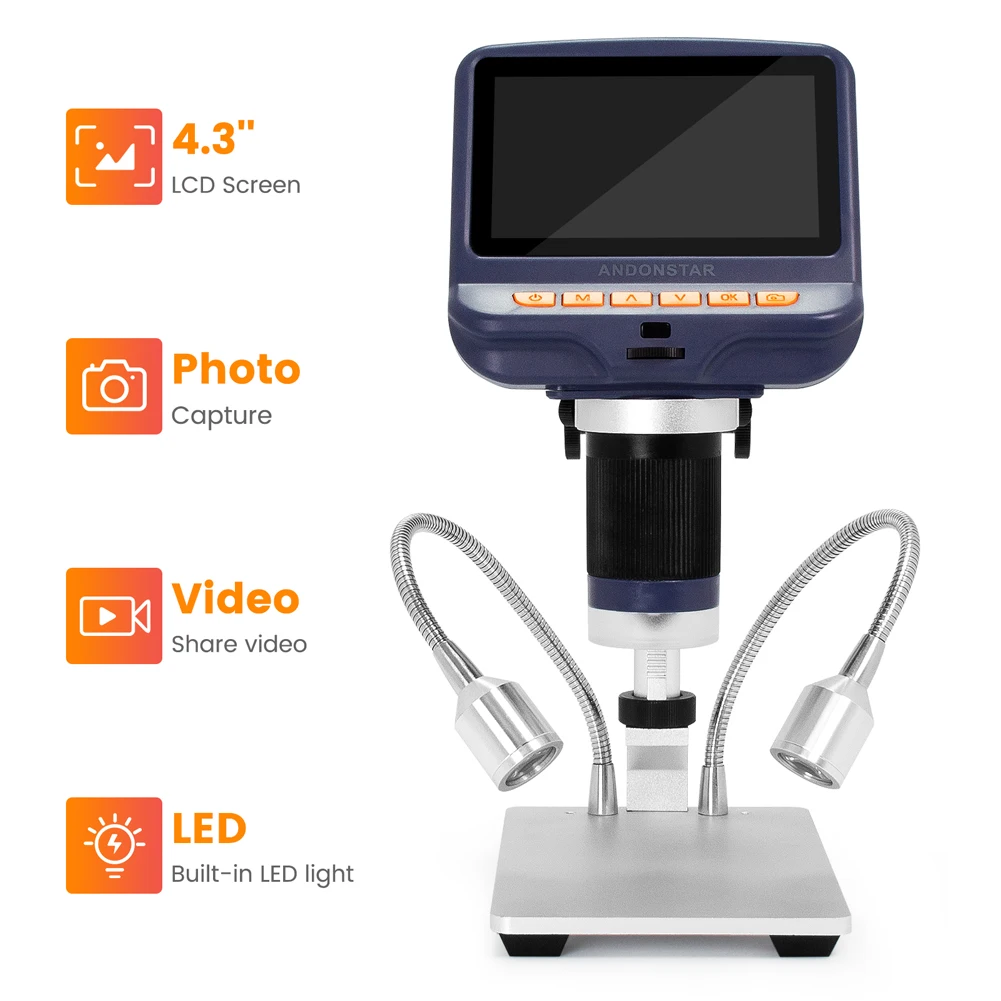andonstar microscopio digital usb ad106s para reparo de 01