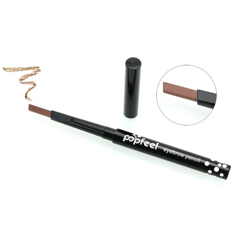 1Pcs Popfeel Rotating Automatic Coffee Eyebrow Pencil Natural Waterproof Long Lasting Brown Gray Eyebrow Enhancer Make Up Tool 1Pcs Popfeel Rotating Automatic Coffee Eyebrow Pencil Natural Waterproof Long Lasting Brown Gray Eyebrow Enhancer Make Up Tool