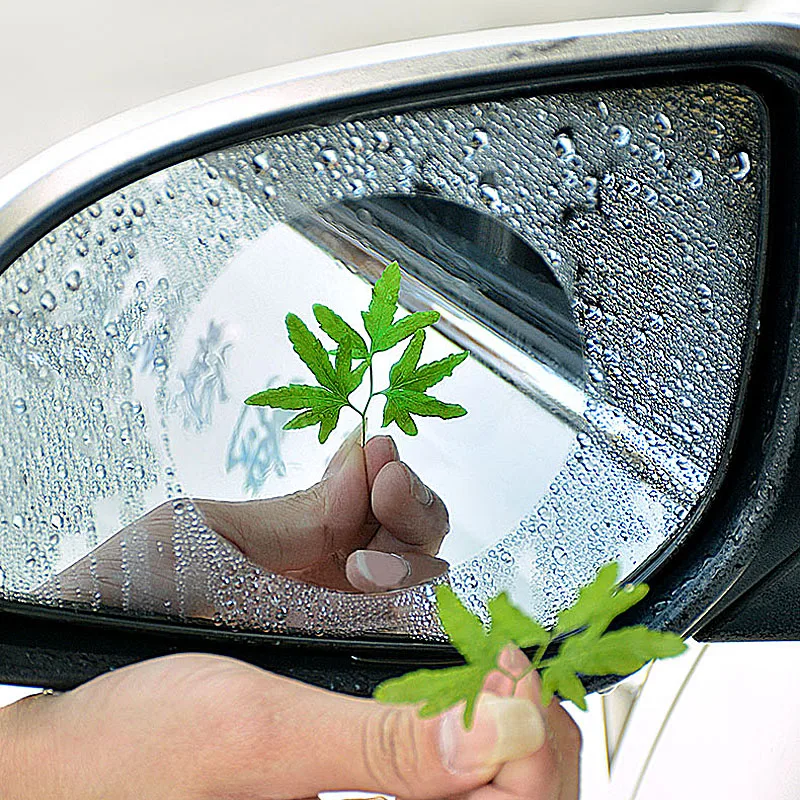 

10set (2pcs/set) Car Rearview Mirror Rainproof Film Sticker Rearview Mirror Side Window Glass Waterproof Anti-fog Film Sticker