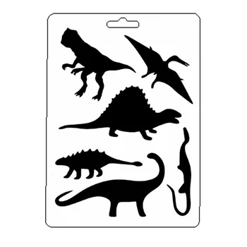 

Dinosaur Animal Stencil Reusable Scrapbooking Stamping Embossing Paper Card Drawing Template Decor Crafts Bullet Journal Stencil