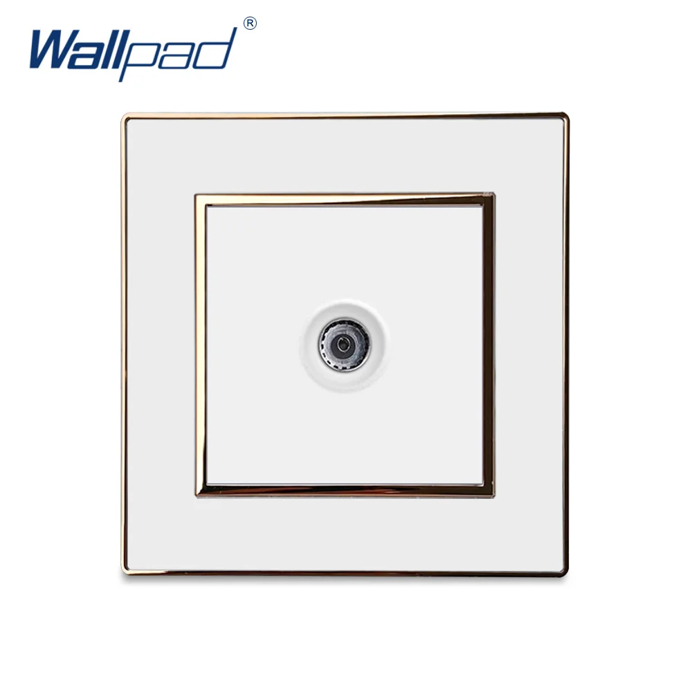 ТВ розетка Wallpad Роскошная настенная электрическая кабельная зеркальная