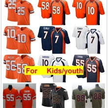 Youth Denver Von Miller Bradley Chubb John Elway Emkidsuel Sanders Steve Atwater Chris Harris Jr color rush Jersey
