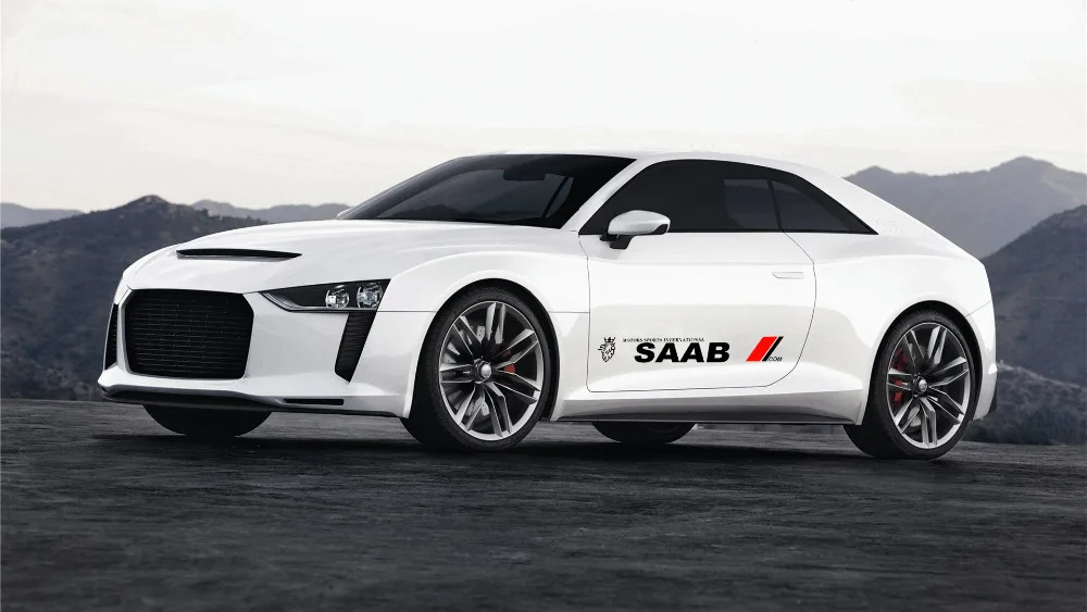 Автомобильные боковые наклейки на кузов для SAAB 93 95 Saab 03-10 9-3 9-5 93 95 9000 900 428 эмблема аксессуары авто-Стайлинг 2 шт