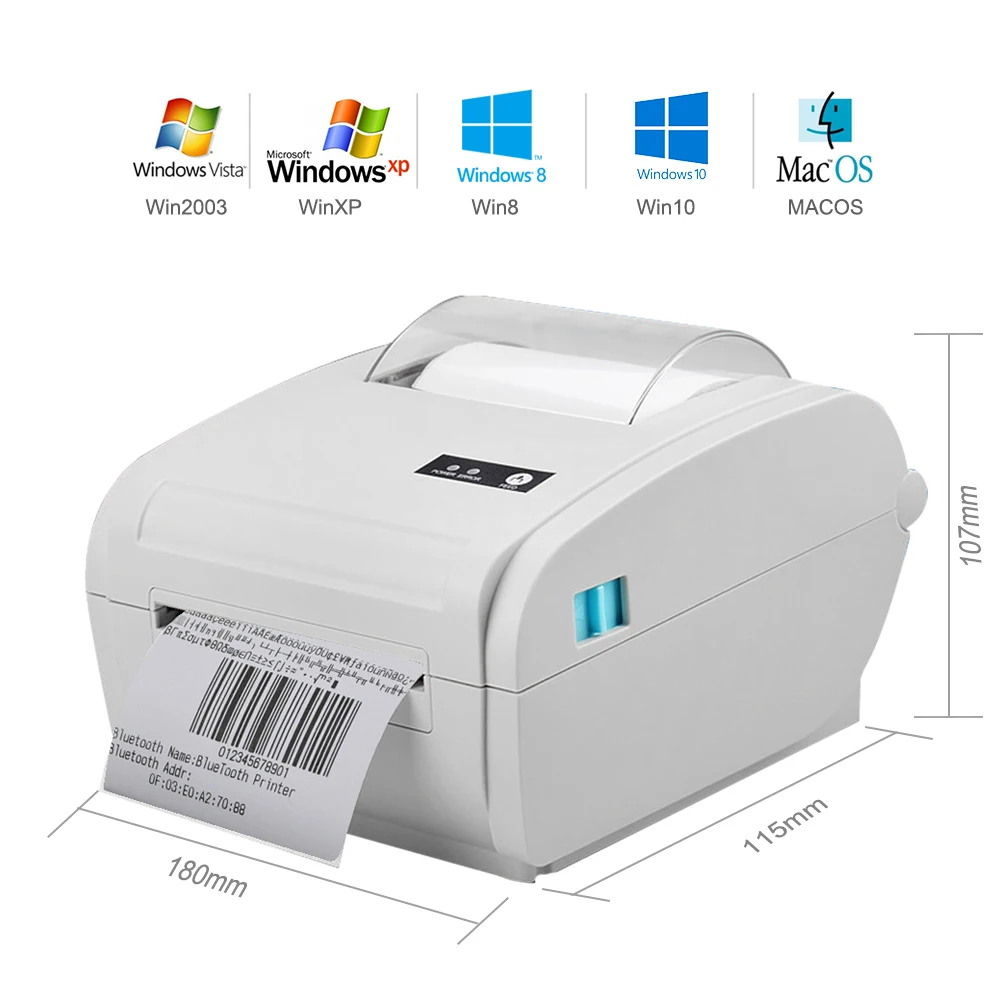 Terow Thermal Barcode Label Printer 