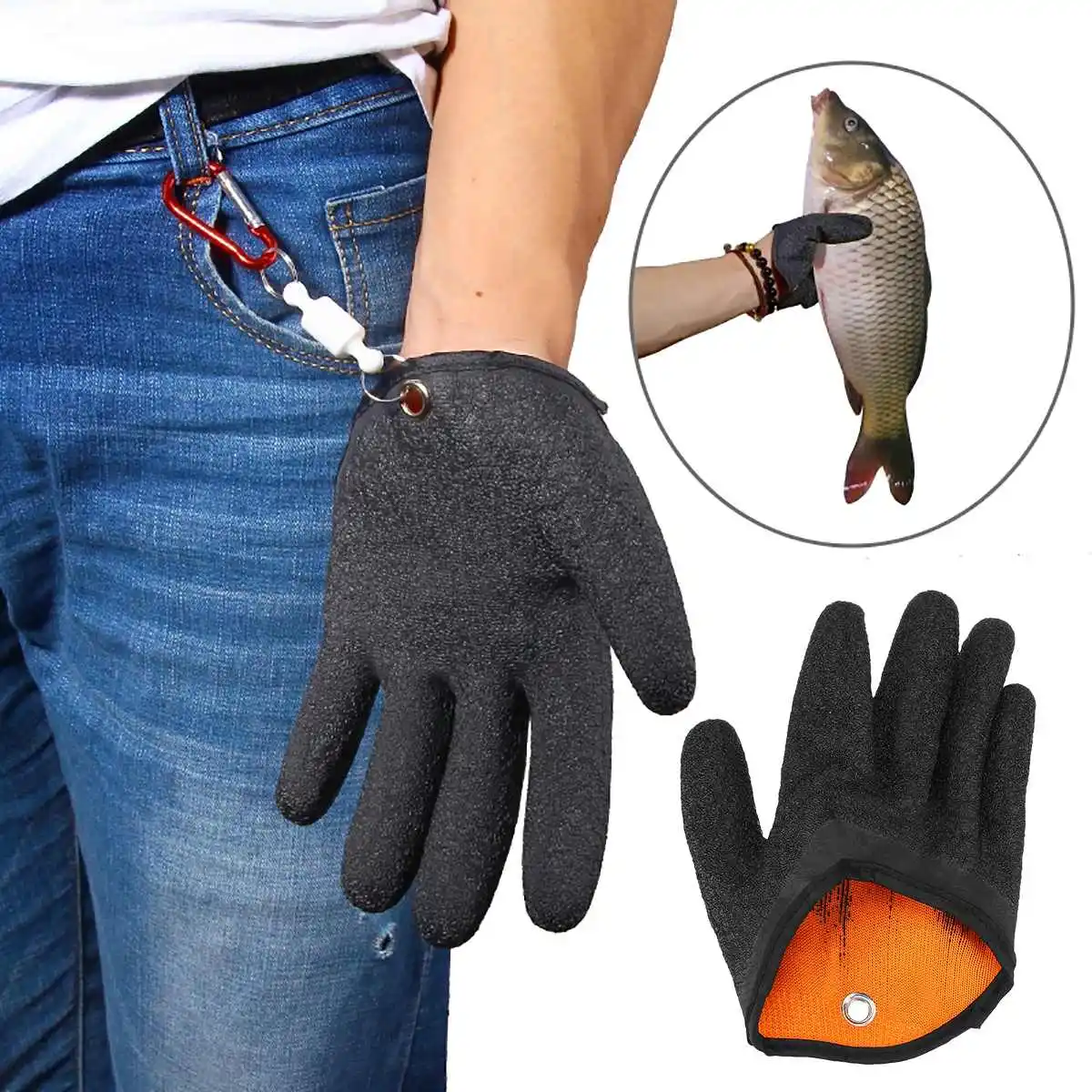 Водонепроницаемые перчатки для рыбалки, перчатки для ловли рыбы, перчатки для ловли рыбы, перчатки для охоты, дышащие противоскользящие перчатки для мужчин и женщин