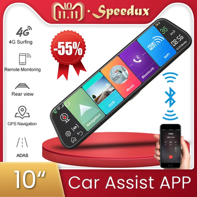 $US $43.90 4G 10 Inch Car Rearview Mirror Car DVR ADAS Android FHD Auto Recorder GPS Navigation Dash Camera Re