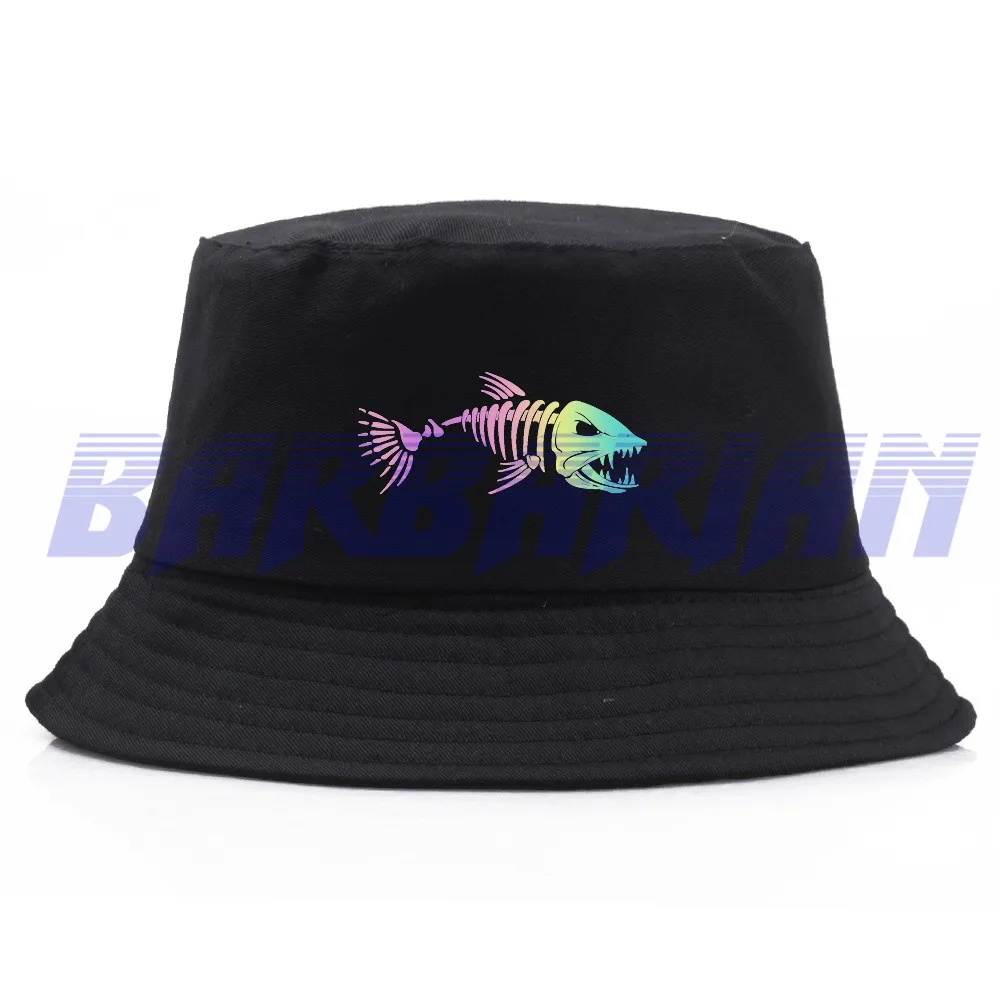 Color skull fish print fashion outdoor 