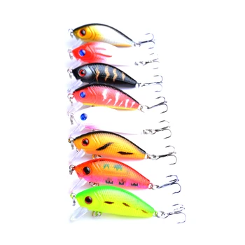 

80pcs Minnow Fishing Lures 5cm 3.6g Floating Isca Japan Hard Bait Bass Topwater Pesca Wobblers Crankbait Fishing Tackle
