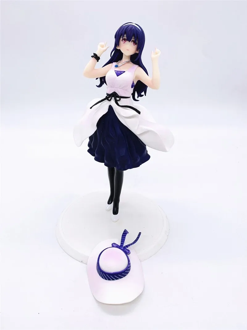 Новый Saenai Heroine no Sodatekata Kasumigaoka Utaha белая шапка ПВХ фигурка Фигурки игрушки