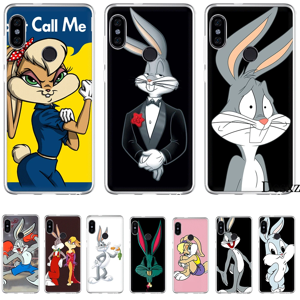 

Mobile Phone Case Tpu For Xiaomi Redmi Note 4 4X 5 5A 6 7 Pro Cover Lola Bunny