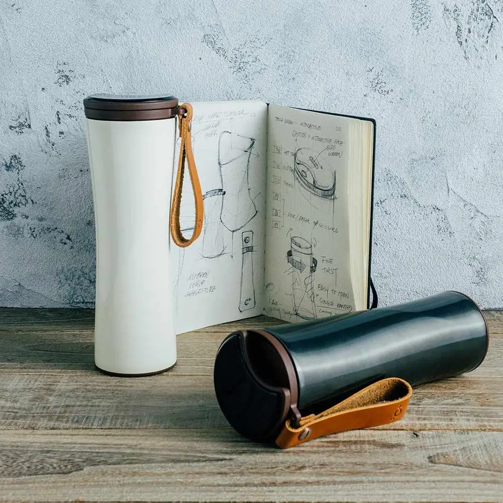 Оригинальная кружка для путешествий Xiaomi KKF Moka Smart coffee Tumbler 430 мл портативная