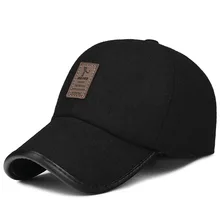 Новая мужская шерстяная шапка мужская Толстая теплая бейсбольная кепка бейсболка шляпка осень зима модная мужская уличная катание на лыжах Мужская шляпа Gorras