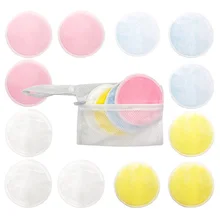 8cs/24 шт многоразовые салфетки для снятия макияжа для уборки из микрофибры Моющиеся из бамбукового волокна органические хлопковые средства для снятия макияжа Инструменты для красоты