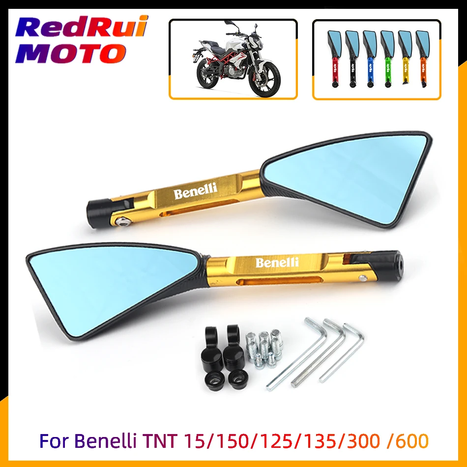 

Universal Motorcycle mirror CNC side Rearview For Benelli RKS125 TNT15 TNT150 TNT125 TNT135 TNT300 TNT600