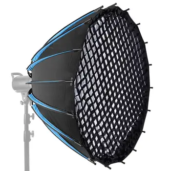 

Neewer 47-inch/120CM Hexadecagon Parabolic Softbox with Grid and Carrying Bag, Portable Softbox for LED Lights and Studio Flash
