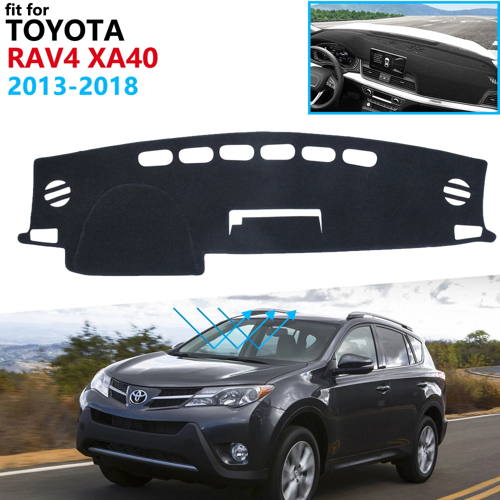 Чехол для приборной панели защитный коврик Toyota Rav4 XA40 2013 ~ 2018 RAV 4 40 аксессуары