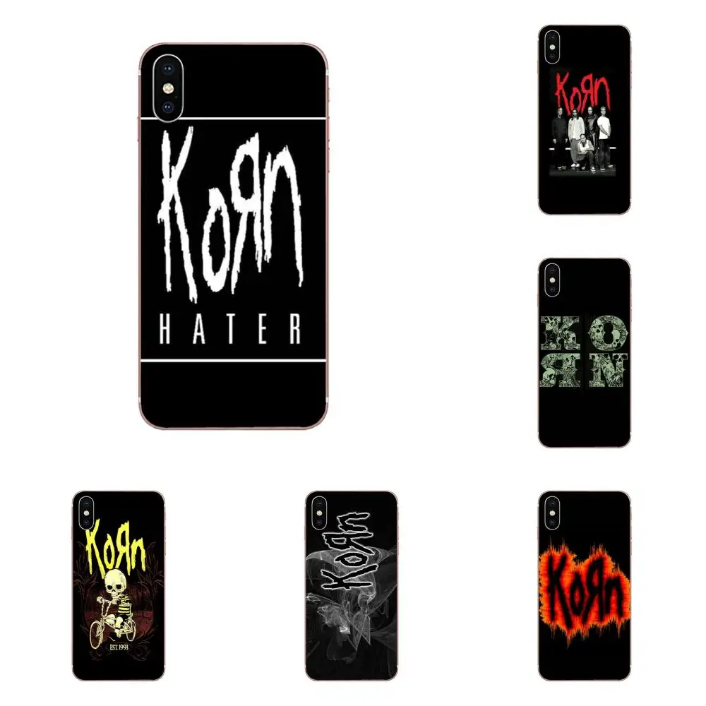 TPU Cover For HTC Desire 530 626 628 630 816 820 830 One A9 M7 M8 M9 M10 E9 U11 U12 Life Plus Vintage Retro Rock Band Korn Logo | Мобильные