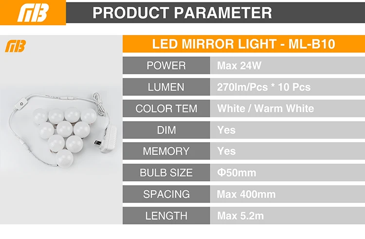 LED Mirror Light - ML-B10_03