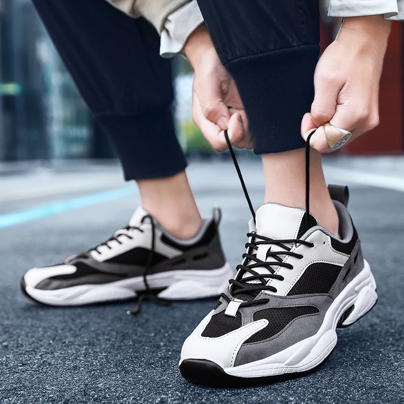 

2020 New Men'S Light Running Shoes Outdoor Sports Shoes Cushioning Elastic Men'S Sports Shoes Breathable And Comfortable