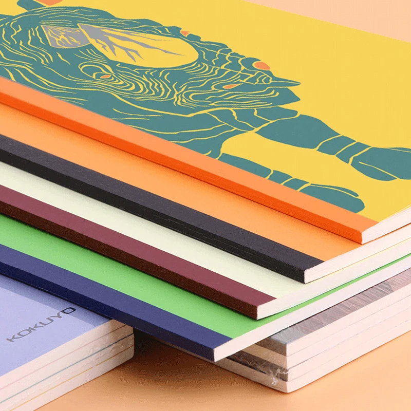 Japan KOKUYO Illustrator Notebook 2020 New Wireless Binding Book Set A5/B5 Simple Design Book Illustration Design Book Japan KOKUYO Illustrator Notebook 2020 New Wireless Binding Book Set A5/B5 Simple Design Book Illustration Design Book
