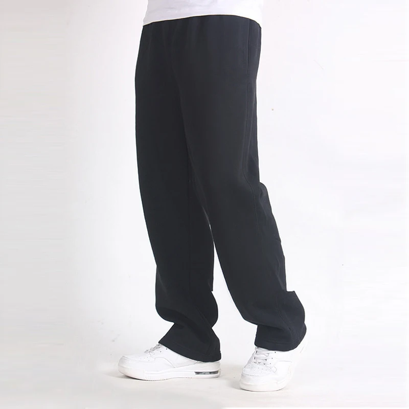 Casual Pants Trousers Large Big Plus Size 5XL 6XL 7XL Men Solid Baggy Loose Elastic Cotton Sweatpants | Мужская одежда