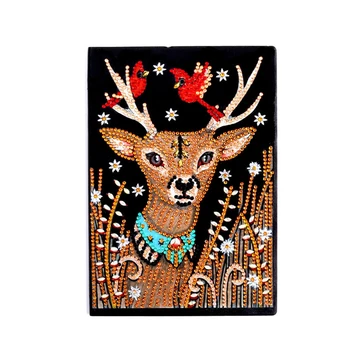 

DIY Jotter Special Diamond Painting Notebook A5 Size Office Note Pad Diary Journal Book With Lions Deer Or Other Animal Surface