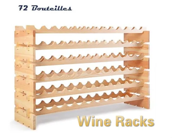 

Standing Wooden Wine Rack Organizer Wine Bottles Home Bar Party Display Glass Holder Shelf Decoration Red Wine Storage Rack HWC
