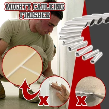 

Stainless Steel Sealant Glue Remover Scraper Caulk Nozzle Lightweight Applicators for Household Bedroom Ornaments