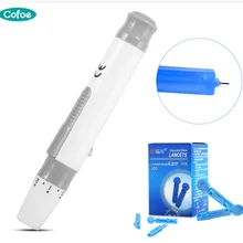 Cofoe ручка в форме ланцета, ручка для забора крови, регулируемое устройство для определения уровня глюкозы в крови для сахарного диабета, уход за здоровьем