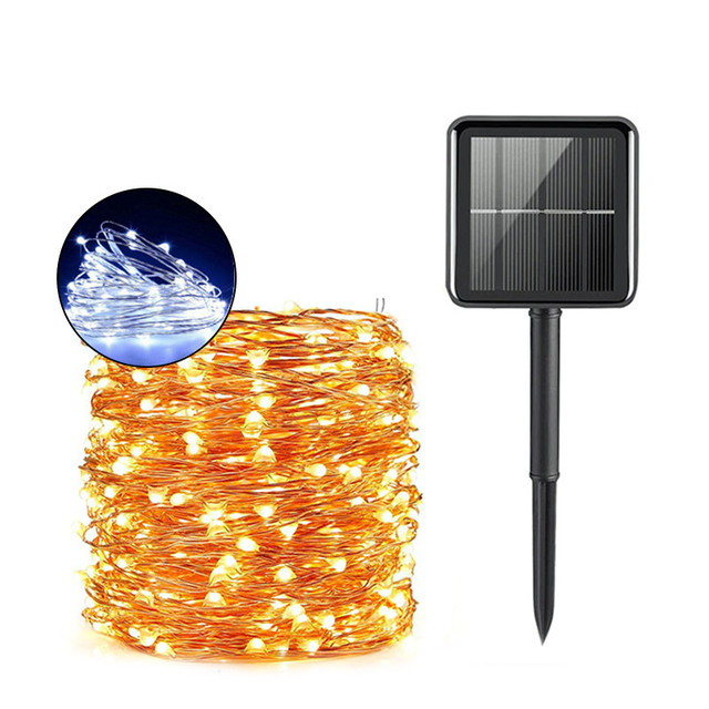 LED Solar Light Outdoor Waterproof Fairy Garland String Lights Christmas Party Garden Solar Lamp Decoration 5/10/20/30M