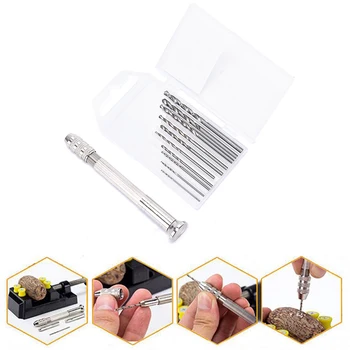 

Metal Hand Drill Equipments Uv Resin Mold Tools 0.8mm-3.0mm Drill Screw And Handmade Jewelry Tool