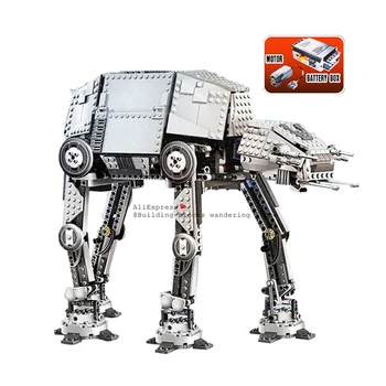 

IN Stock 05050 1167pcs Star Wars Series At- At Robot Electric Remote Motorised Walking AT-AT Control Building Blocks Toys