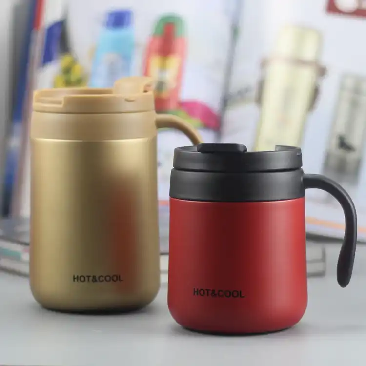thermos cup with handle